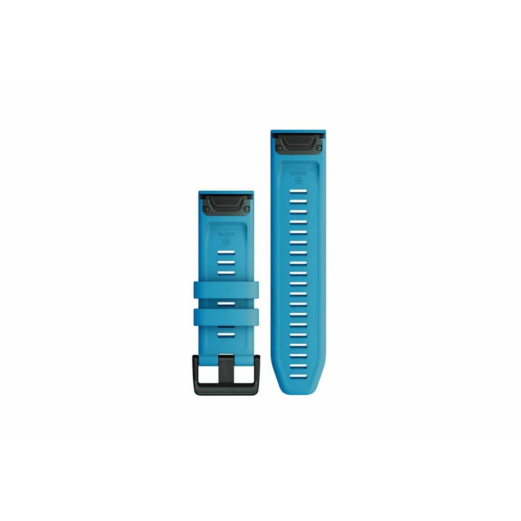 Bracelete de relógio em silicone Garmin QuickFit 26