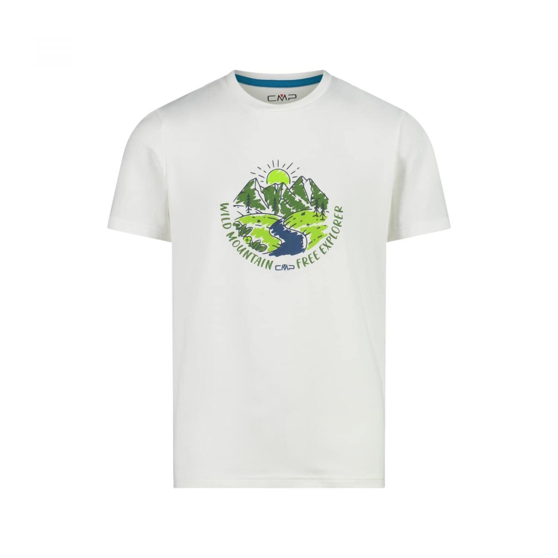 T-shirt de poliéster para crianças CMP