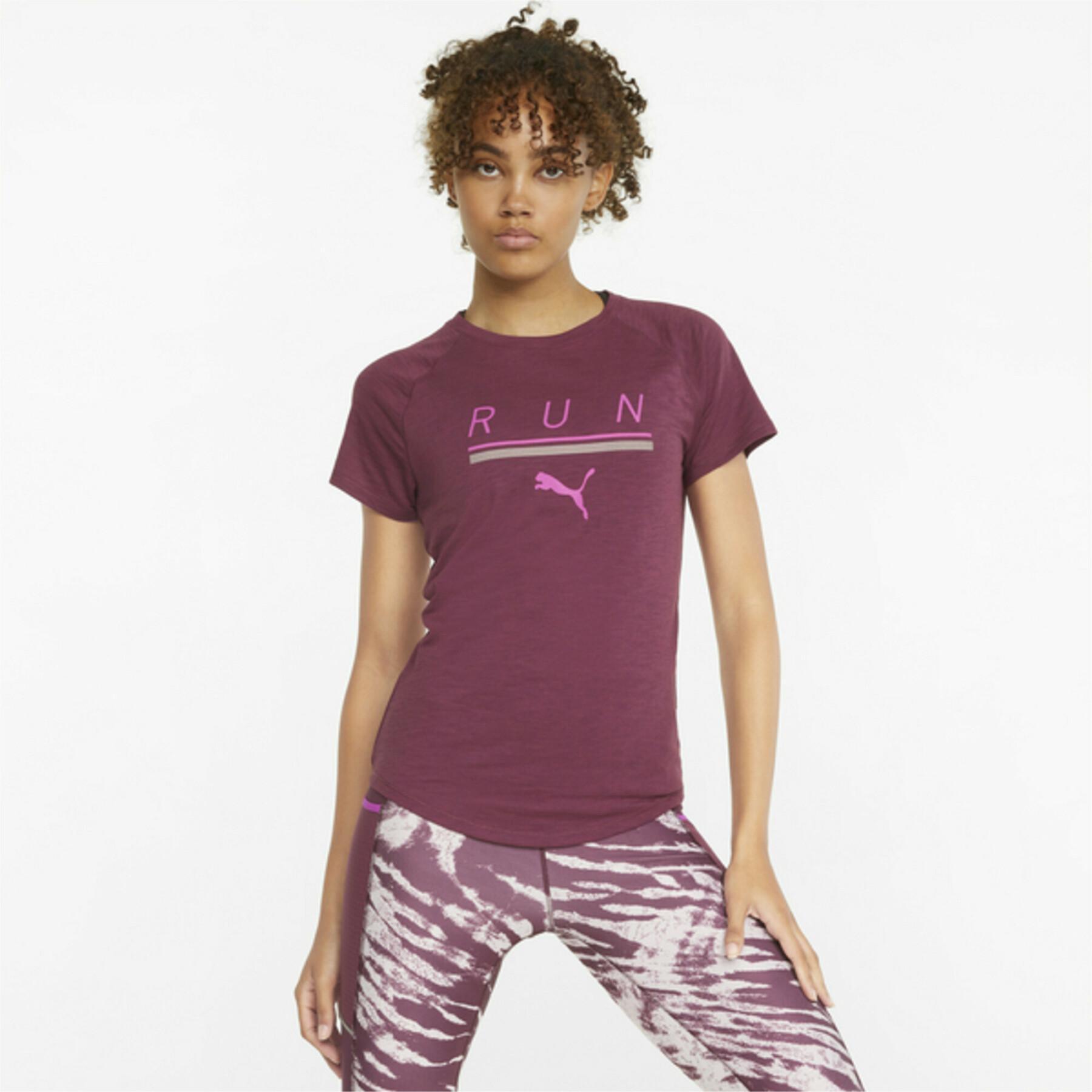 Camiseta feminina Puma Run 5k Logo