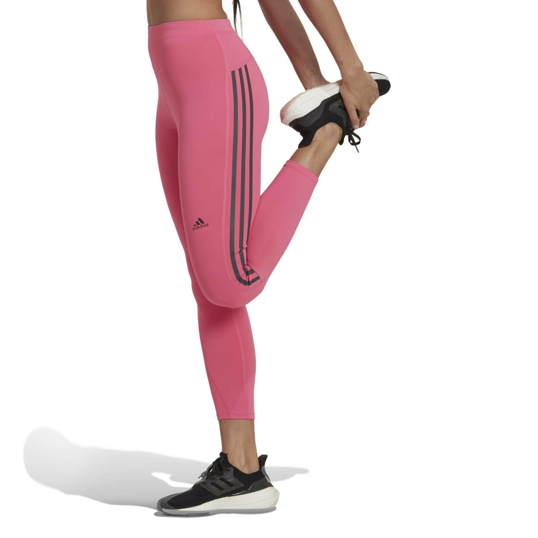 Lingerie feminina de 3 riscas 7/8 legging adidas Run icon