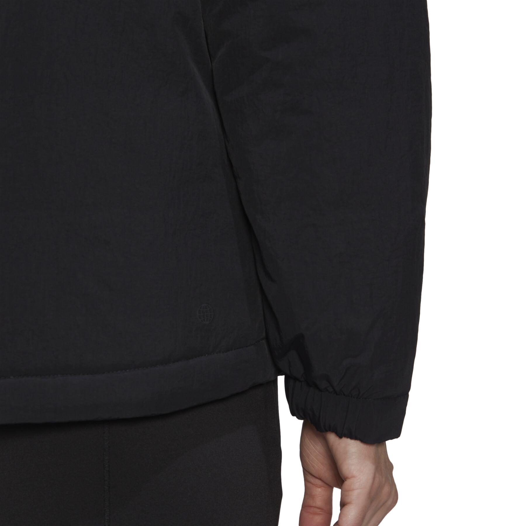 Casaco impermeável isolado feminino com capuz adidas BSC Sturdy