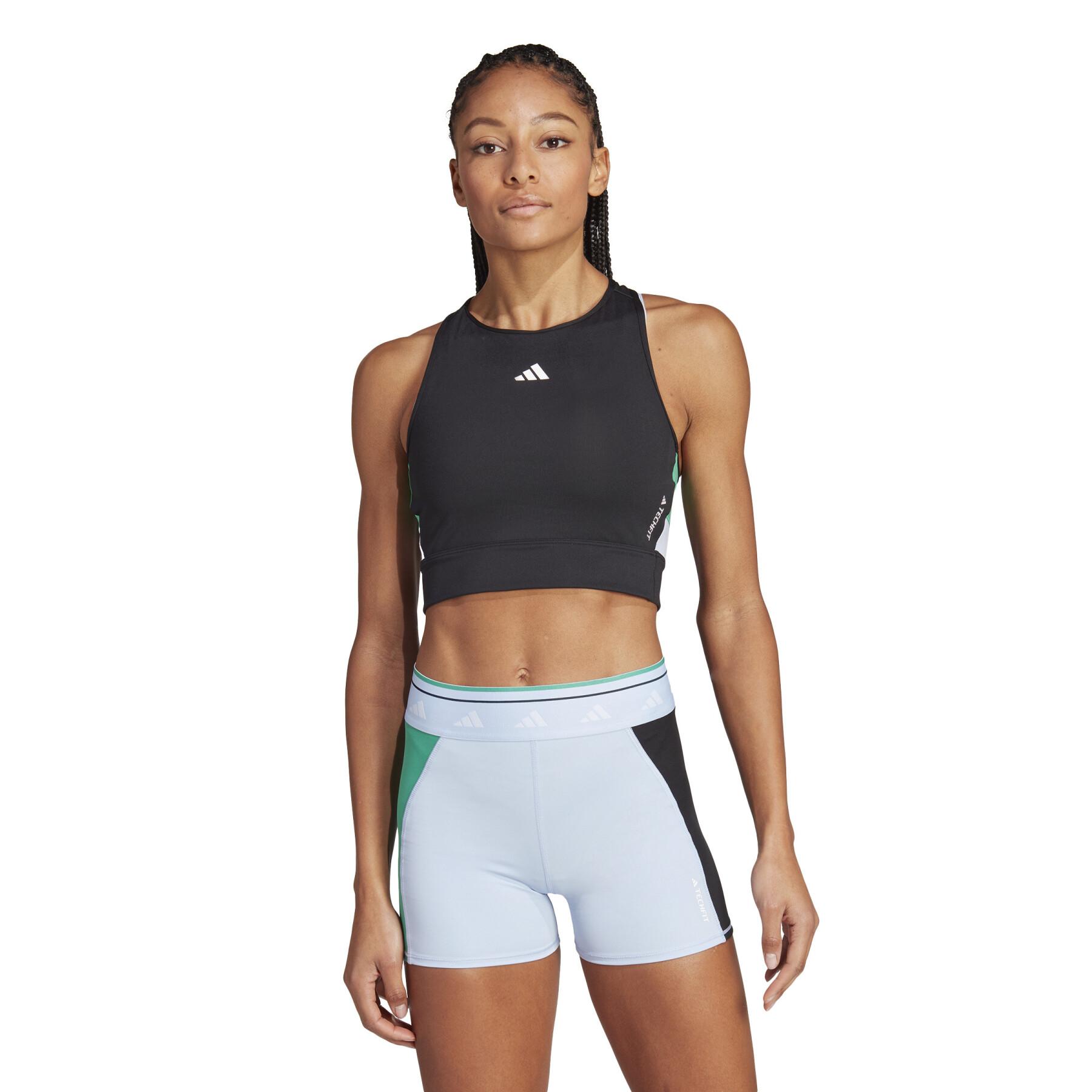 Tampo do tanque court femme adidas Techfit Colorblock