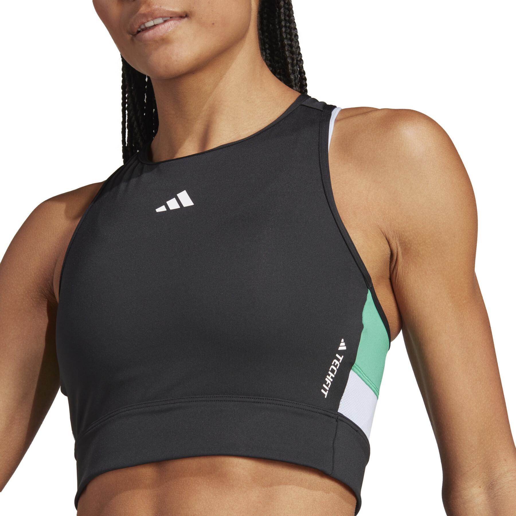 Tampo do tanque court femme adidas Techfit Colorblock