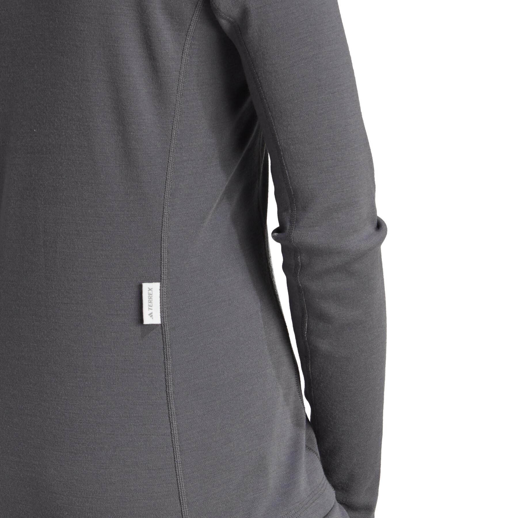 Camisola interior de manga comprida feminina adidas Xperior 260