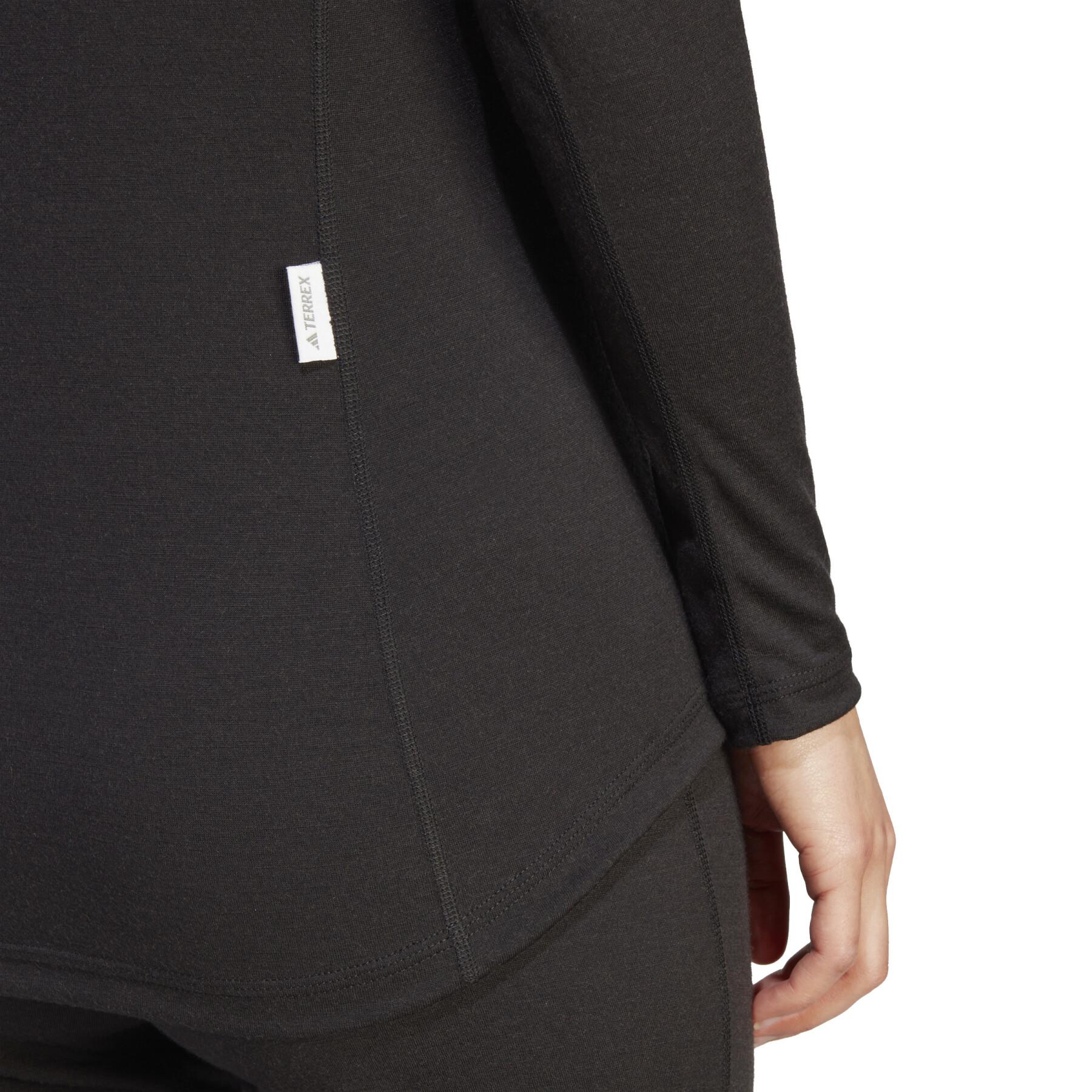 Camisola interior de manga comprida feminina adidas Xperior 200