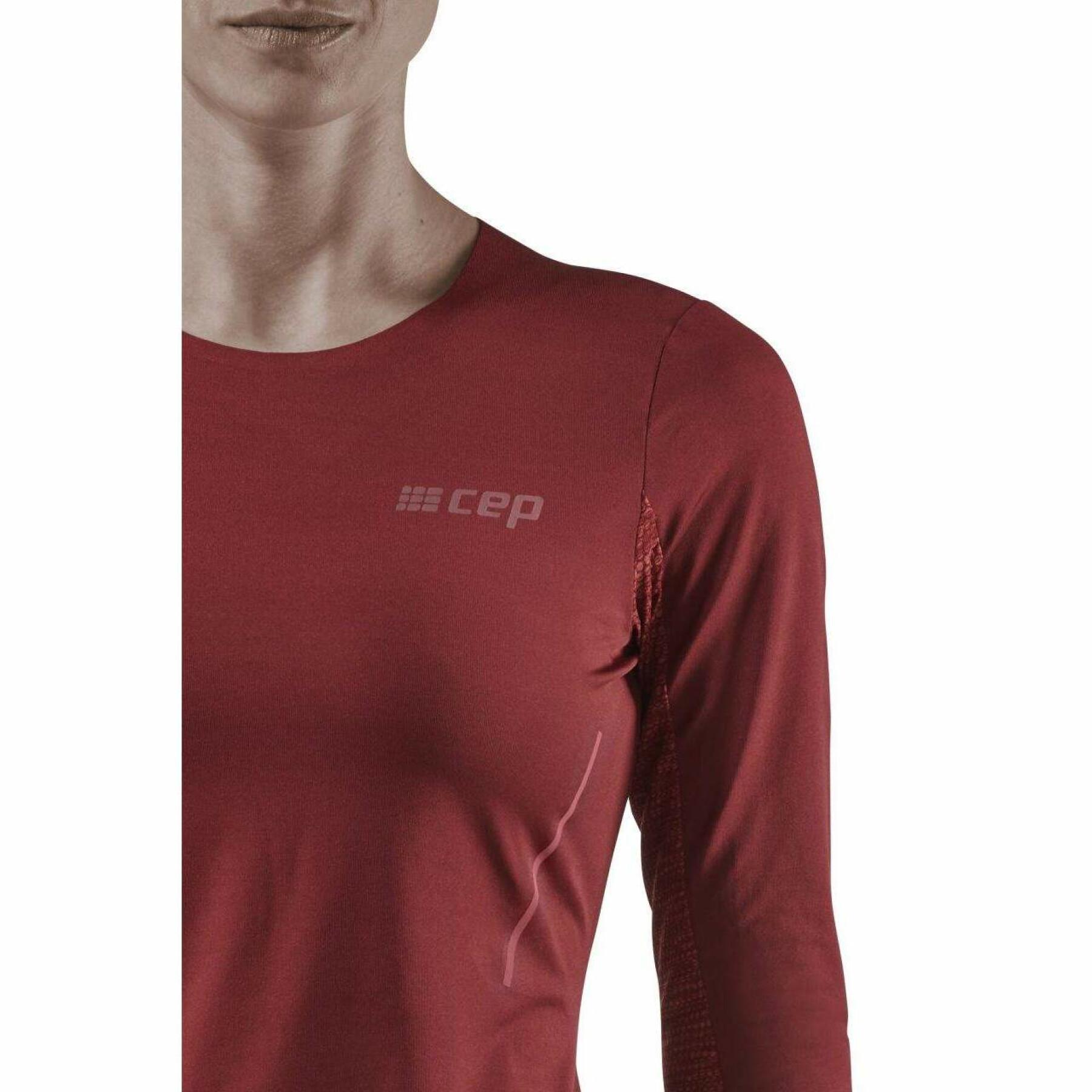 Camisa de manga comprida para mulheres CEP Compression