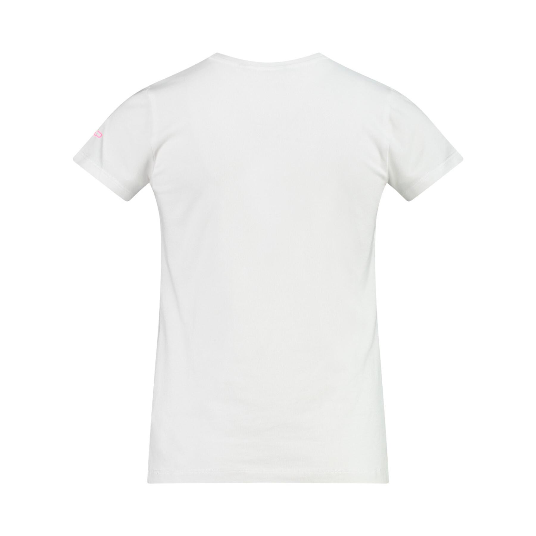 T-shirt de algodão de menina CMP
