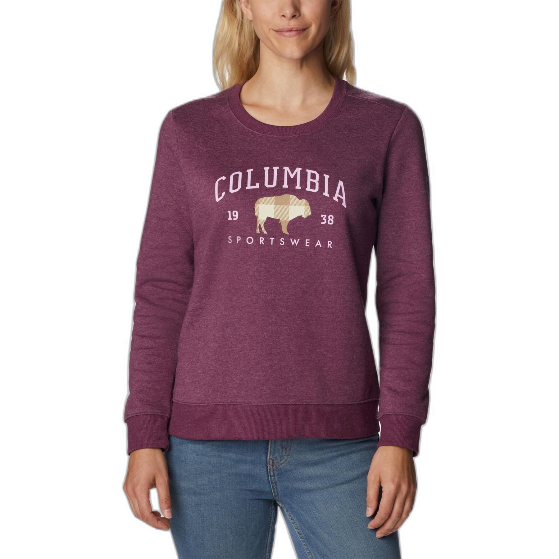 Camisola de gola redonda para mulher Columbia Graphic Hart Mountain™ II