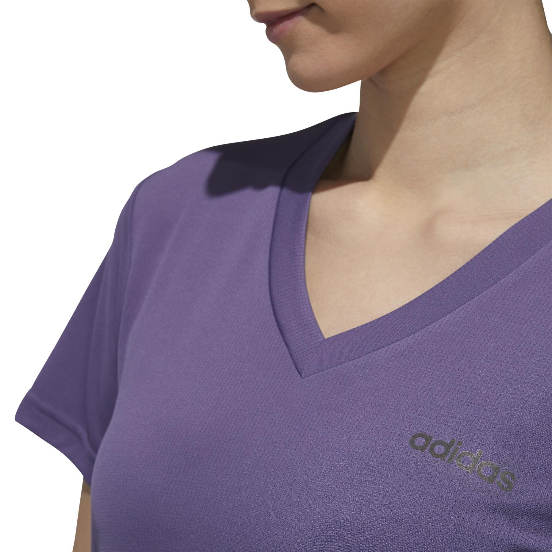 Camiseta feminina adidas Designed 2 Move Solid