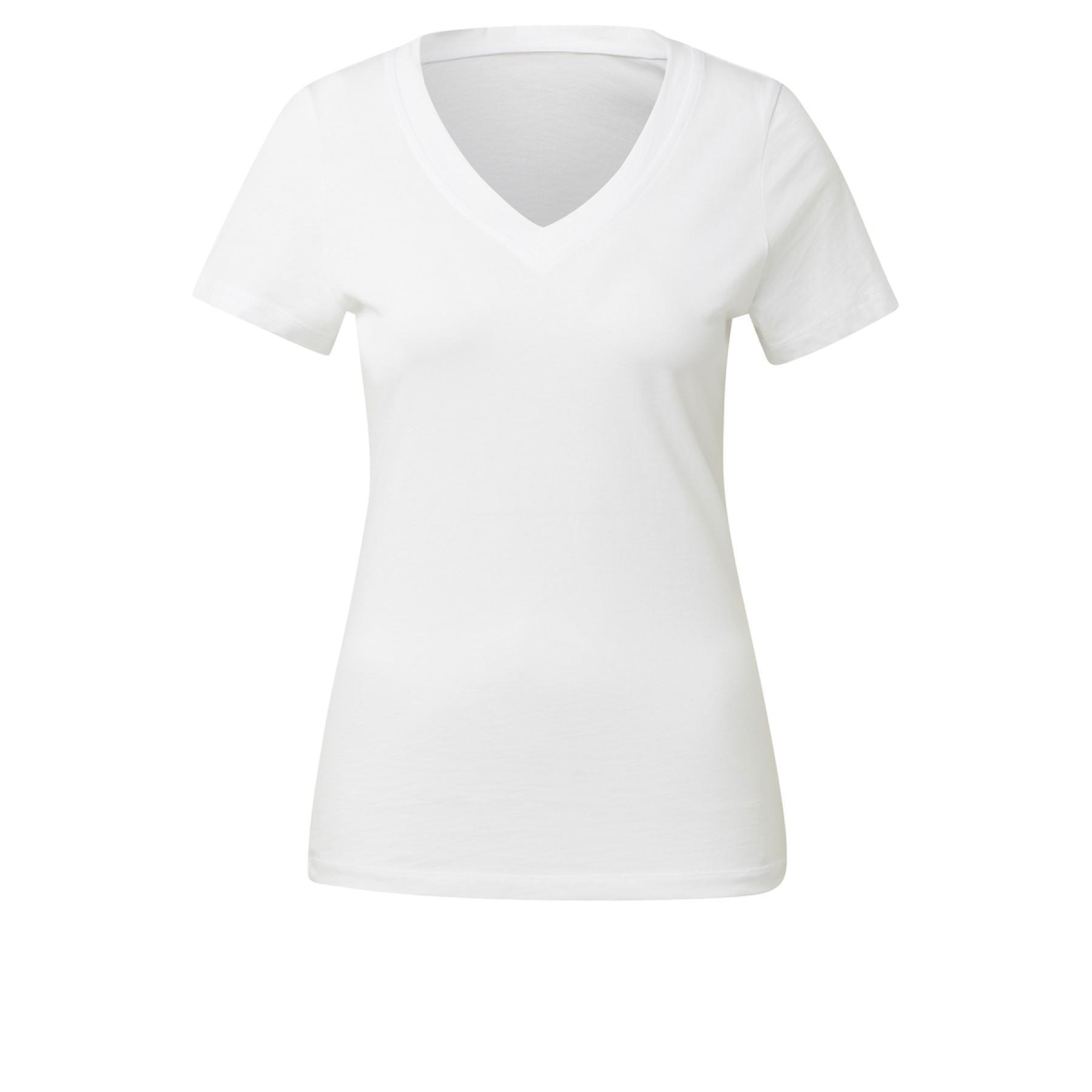 Camiseta feminina Reebok GB Cotton V-Neck Vector