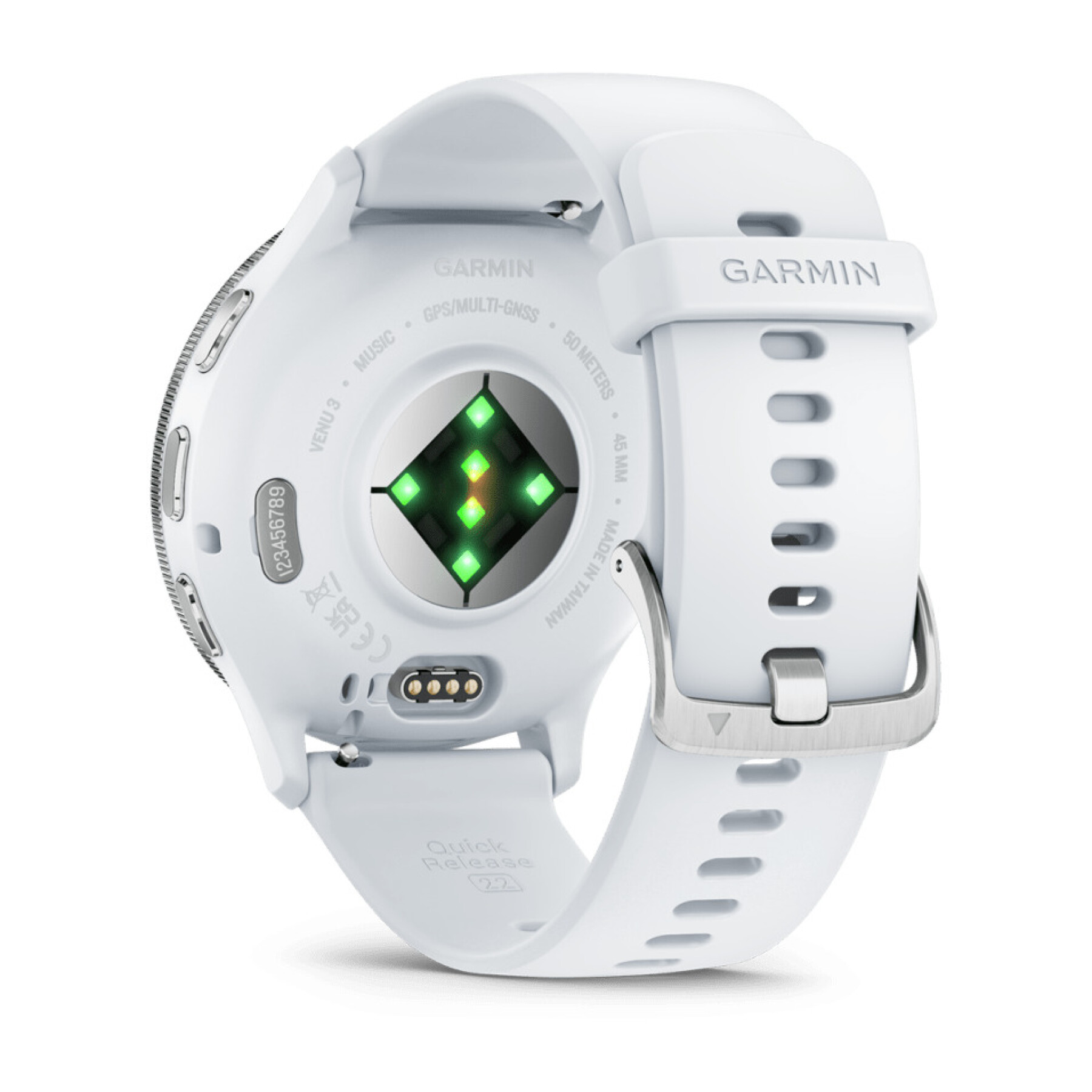 Relógio Connected em aço inoxidável com caixa e bracelete de silicone Garmin Venu® 3