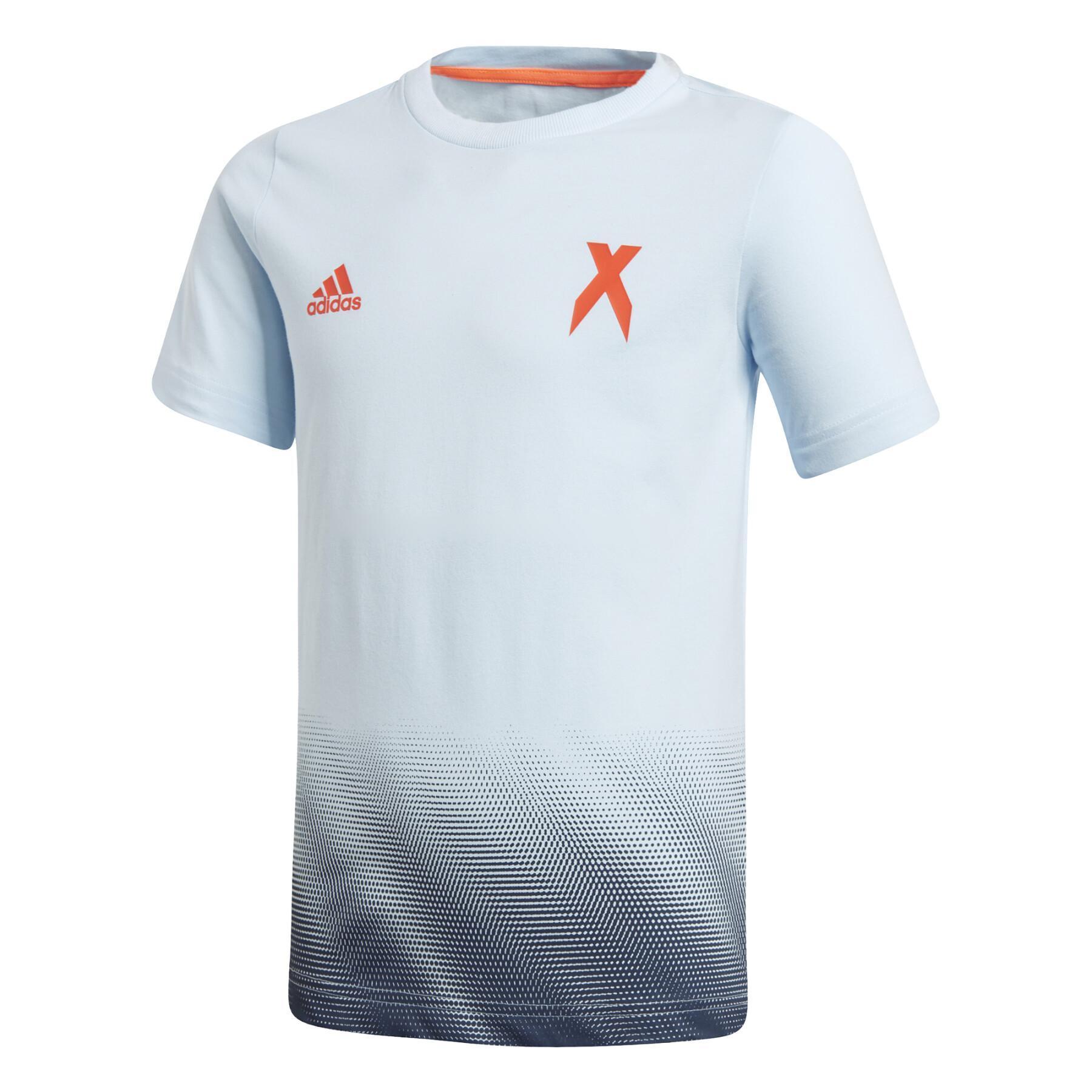 T-shirt de criança adidas Football-Inspired X Aeroeady Cotton