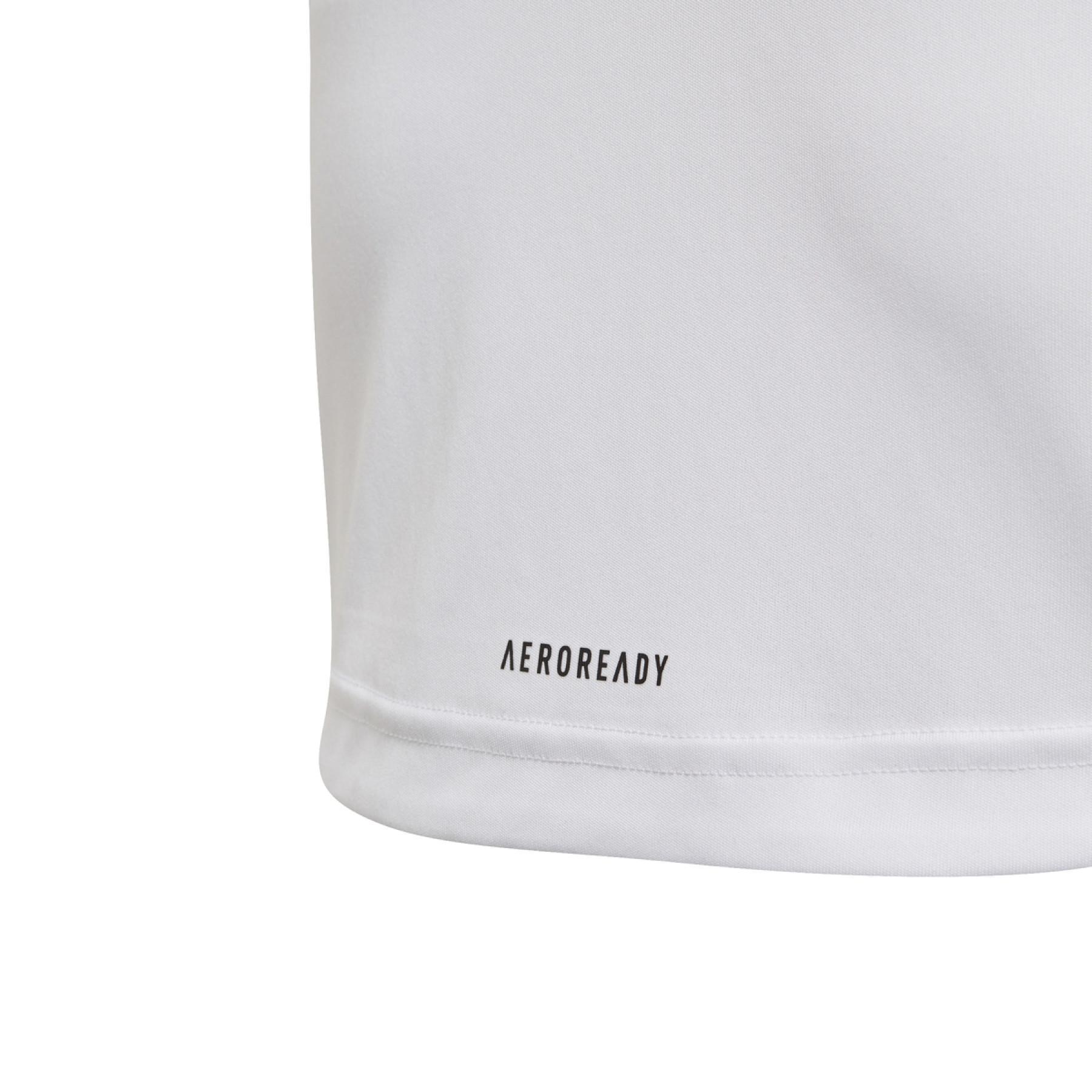 T-shirt de criança adidas 3-Bandes Aeroready Primeblue