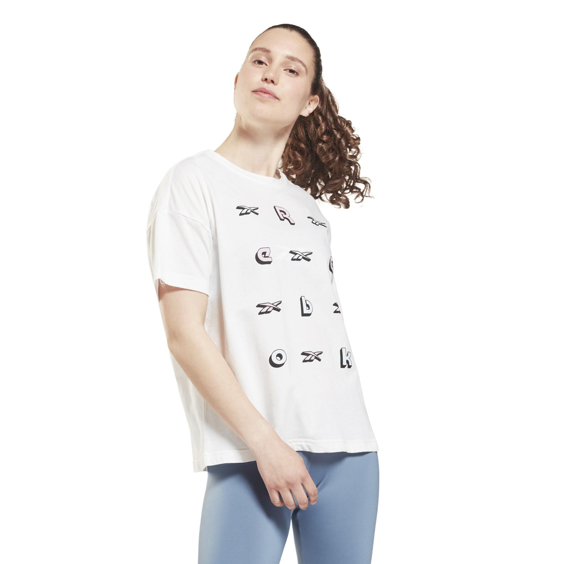 T-shirt mulher Reebok Training Essentials Graphic-Logo Inspired
