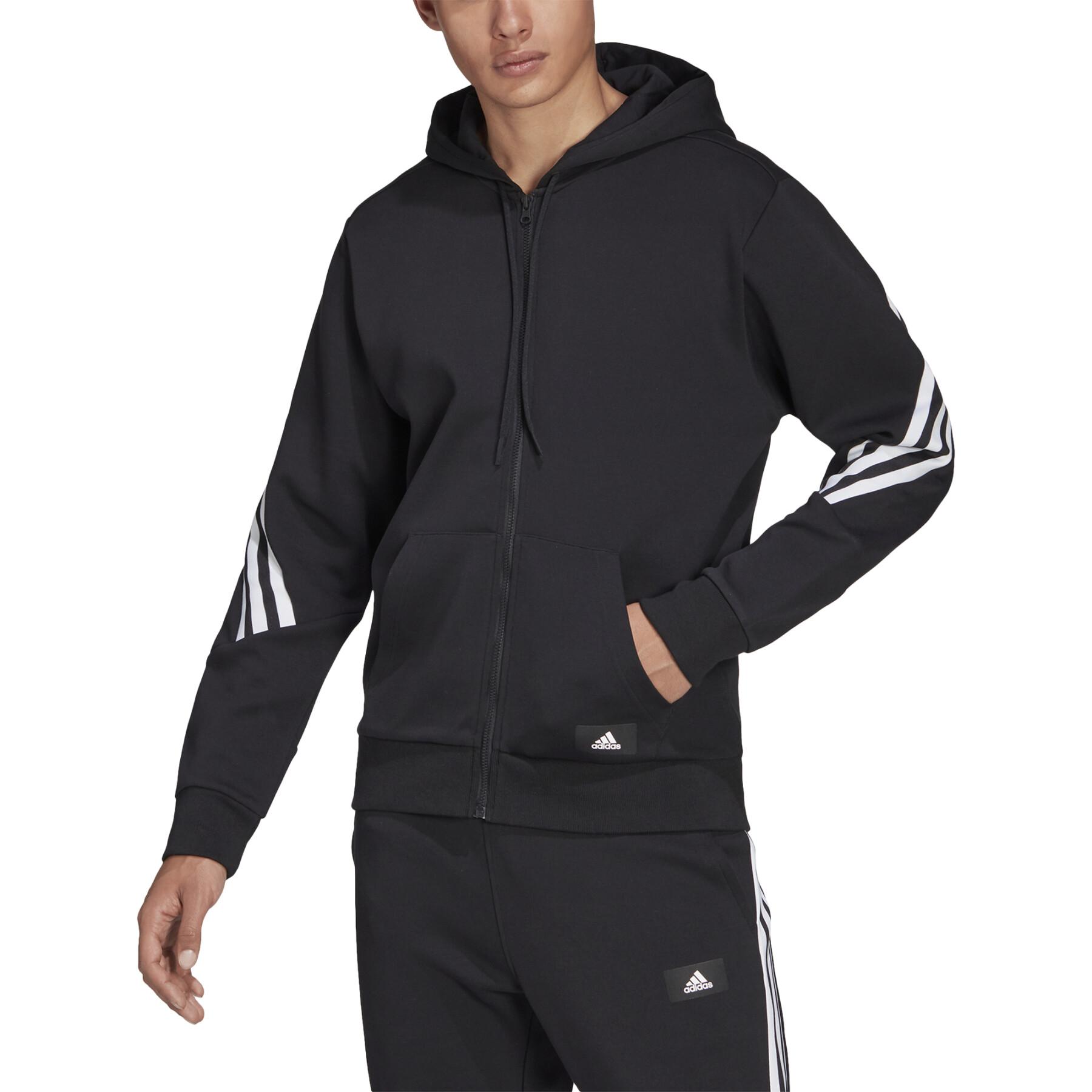 Camisola com capuz adidas Sportswear Future Icons 3-Stripes Full-Zip