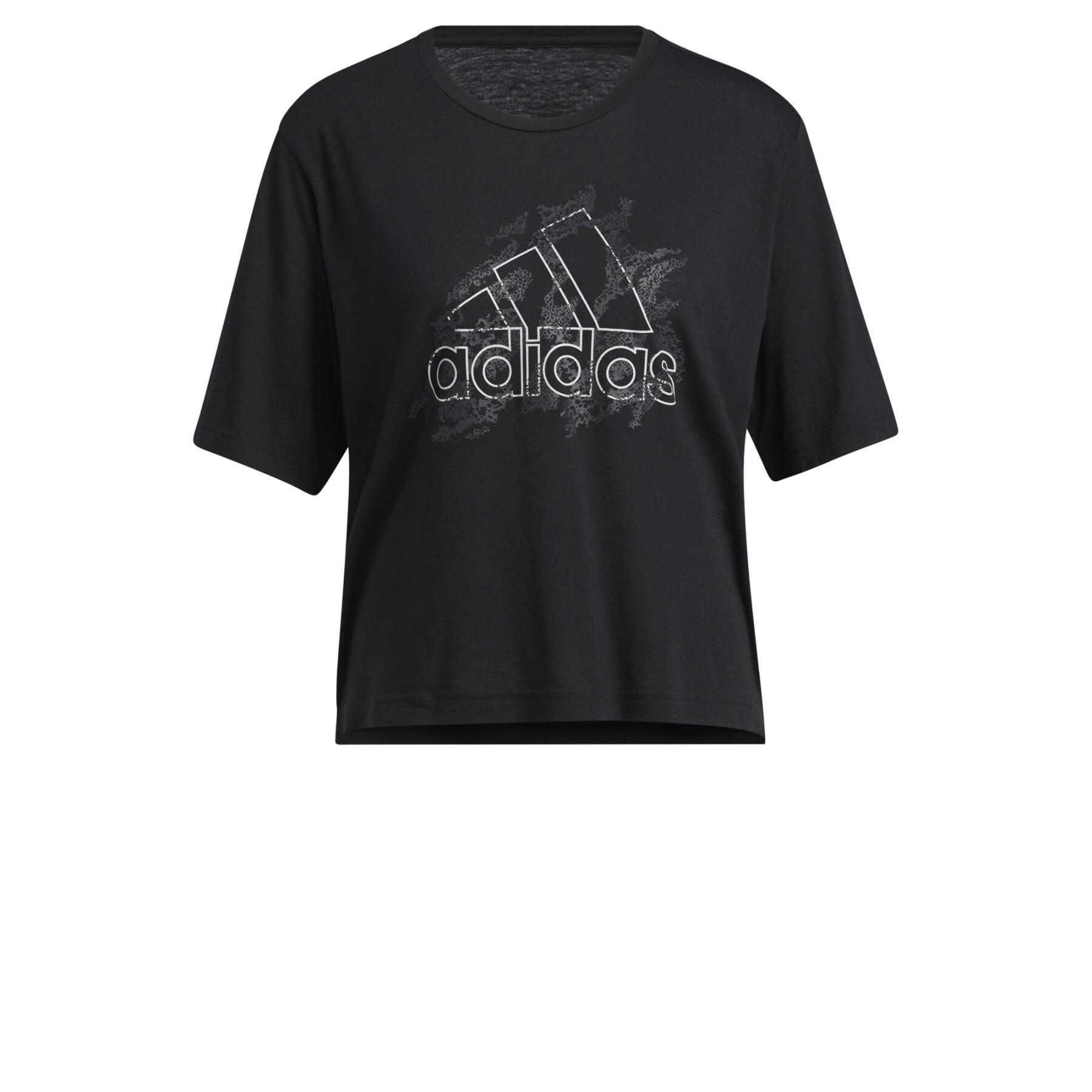Camiseta feminina adidas Camp Graphic Universal Sleeve