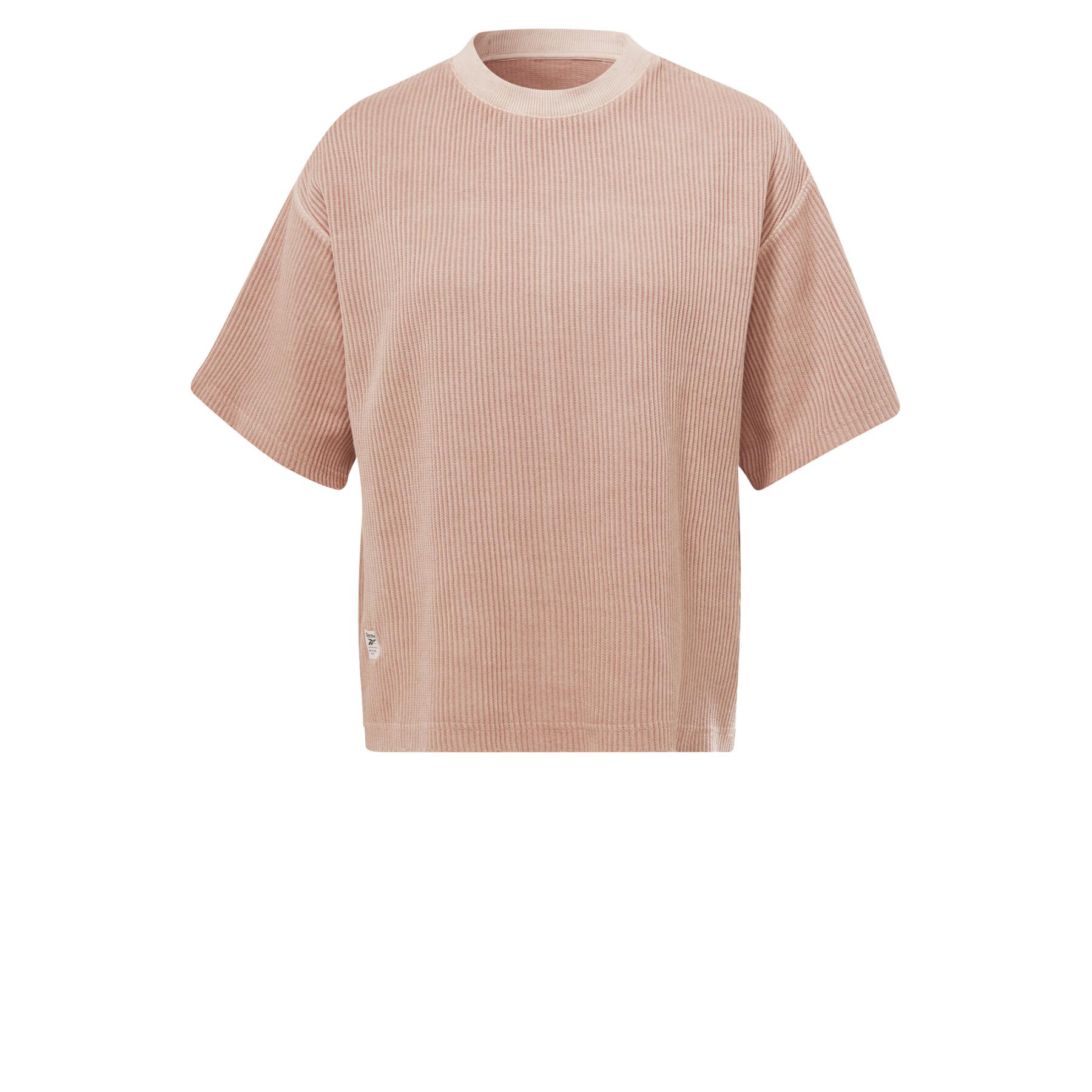 Camiseta feminina Reebok les mills® natural dye waffle