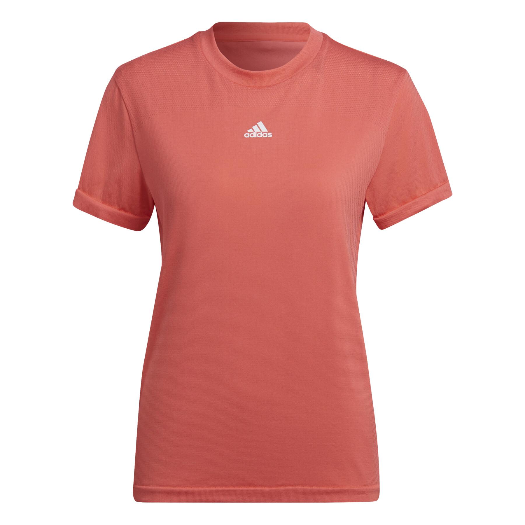 Camiseta feminina adidas Seamless Sport
