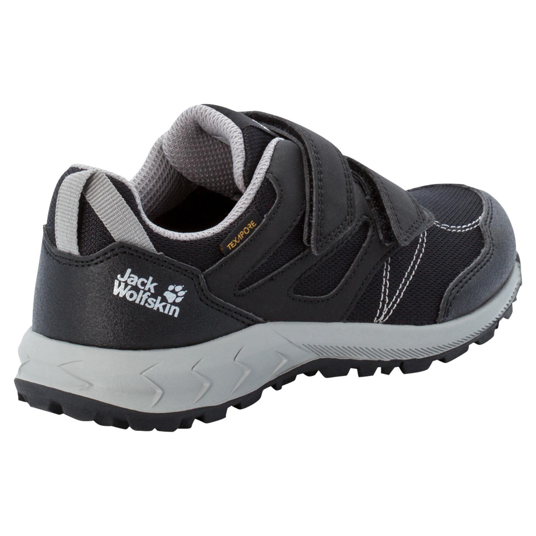 Sapatos de caminhadas para crianças Jack Wolfskin Woodland Texapore Vc