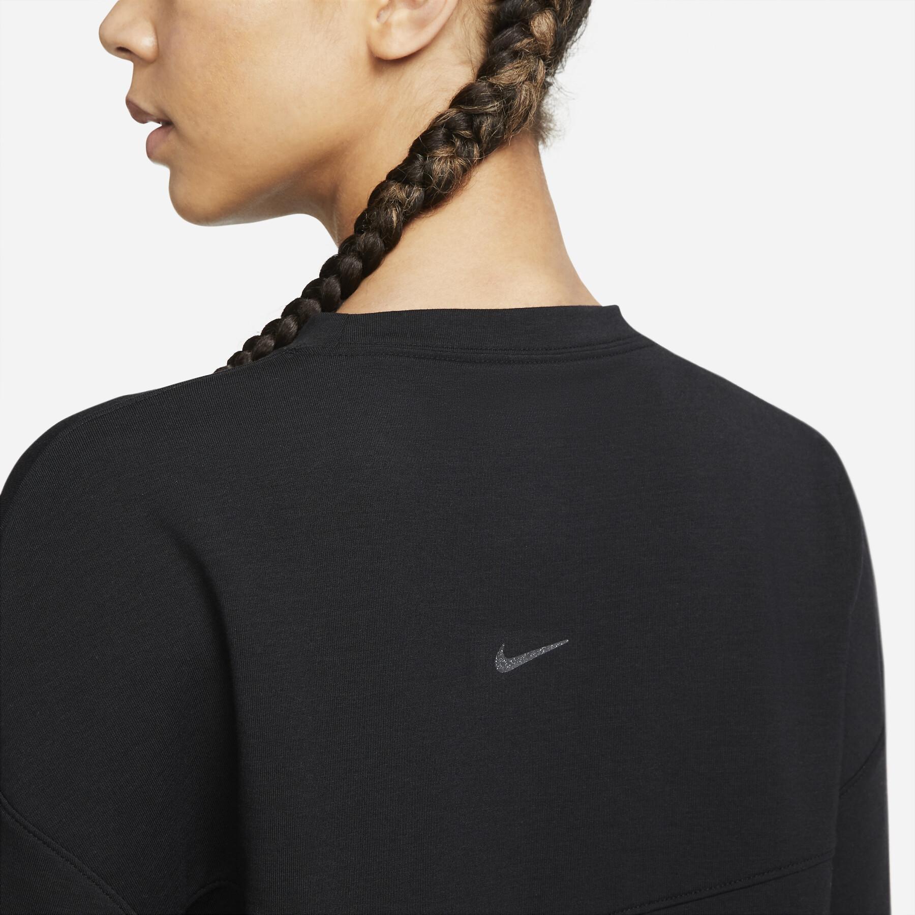 Sweatshirt pescoço redondo da mulher Nike Dri-Fit FLC