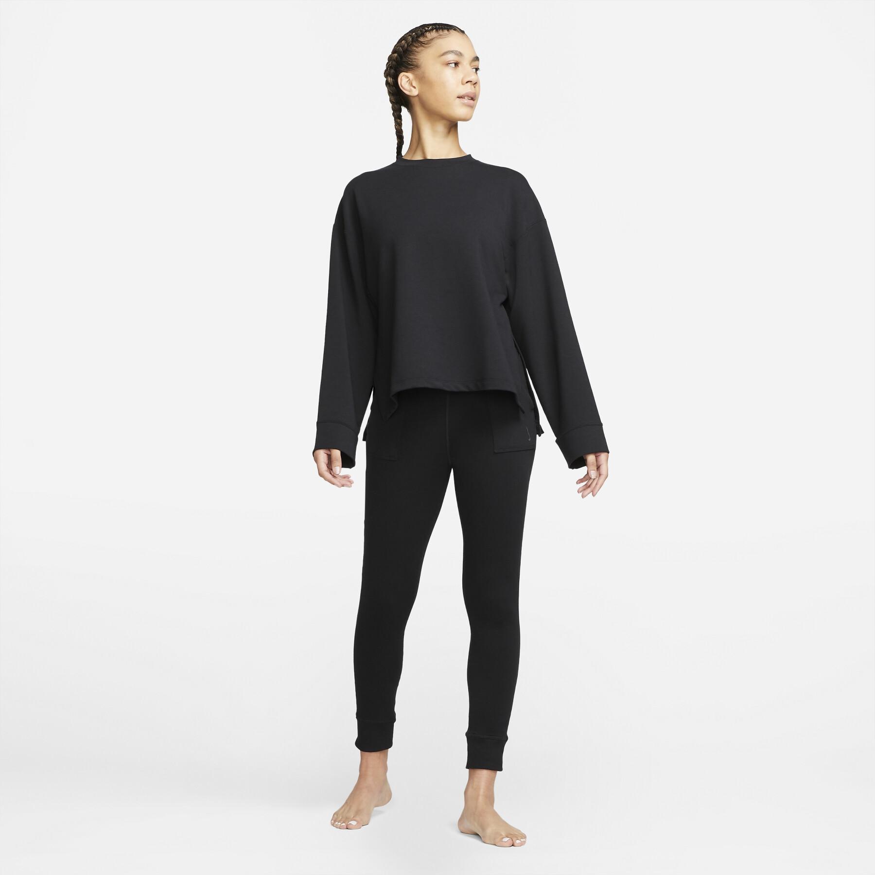 Sweatshirt pescoço redondo da mulher Nike Dri-Fit FLC