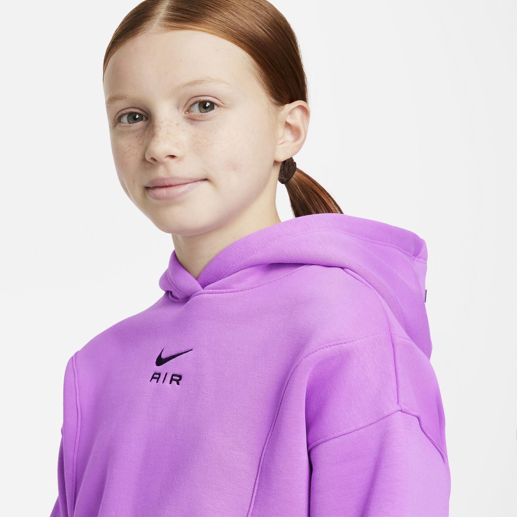 Sweatshirt encapuçado court menina Nike Air