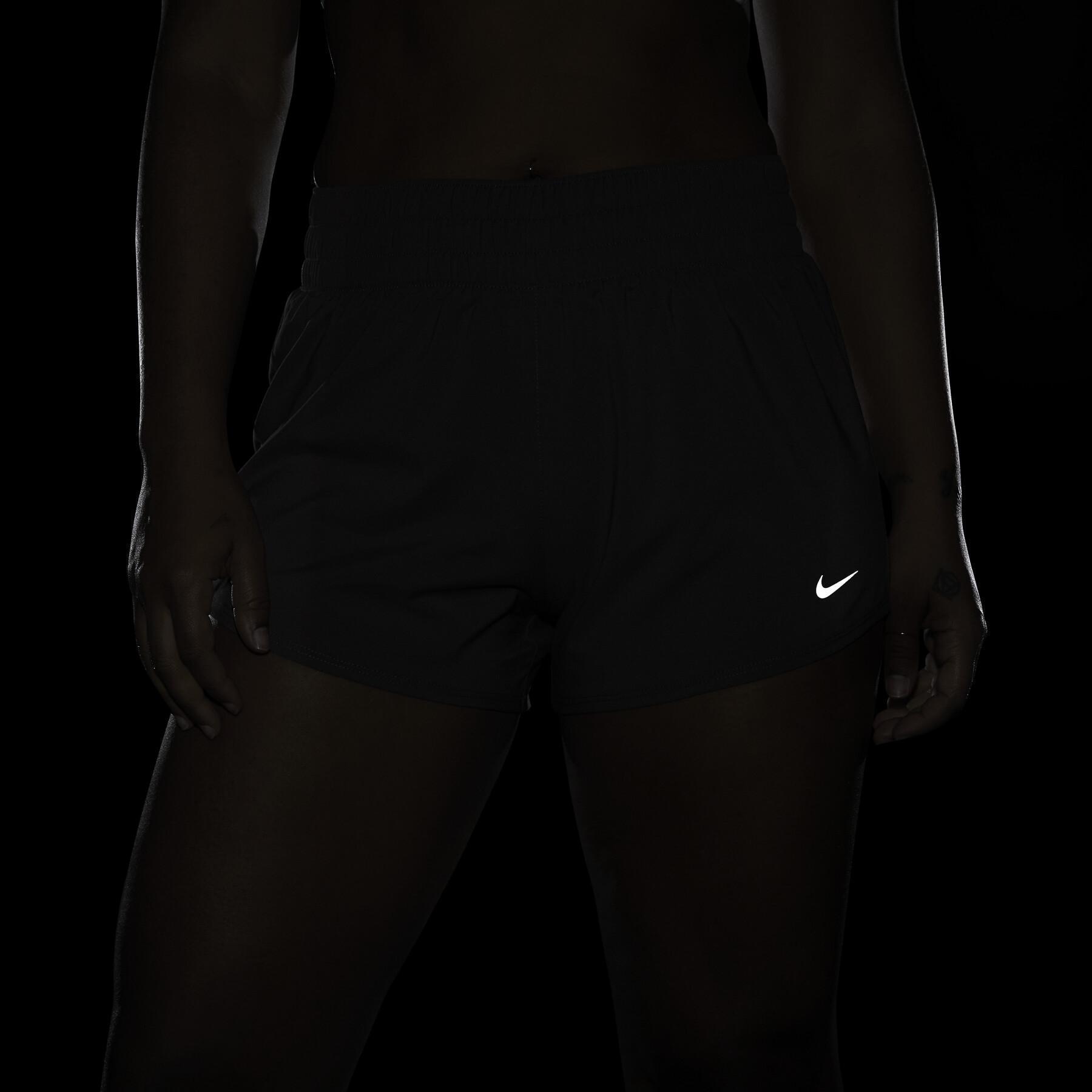 Calções para mulheres Nike One Dri-FIT MR 3 " BR