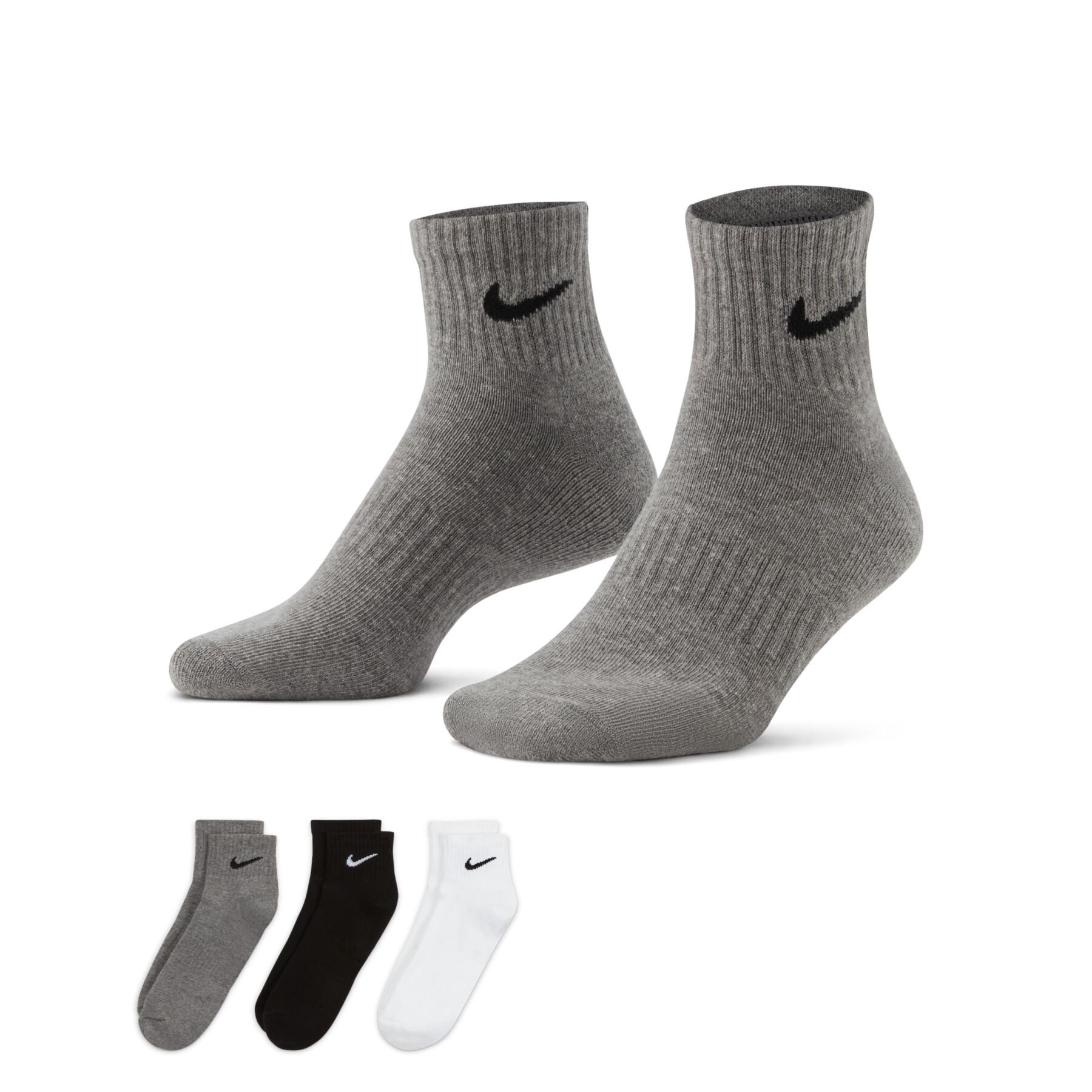 Conjunto de 3 pares de meias Nike Everyday Cushioned