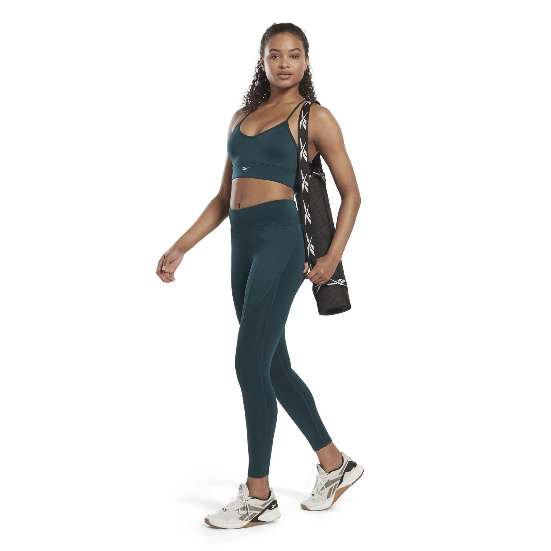 Pernas femininas de cintura alta Reebok Workout Ready Program High Rise