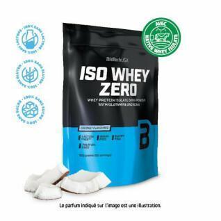 Pacote de 10 sacos de proteína Biotech USA iso whey zero lactose free - Coco - 500g