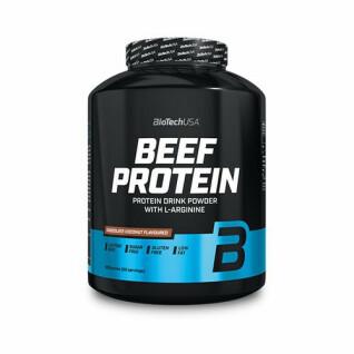 Frasco de proteína de carne de bovino Biotech USA - Chocolat-noix de coco - 1,816kg