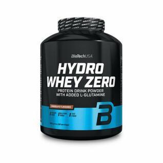 Pacote de 10 sacos de proteína Biotech USA hydro whey zero - Chocolate - 454g