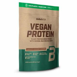 Pacote de 4 sacos de proteína vegan Biotech USA - Chocolat-cannelle - 2kg