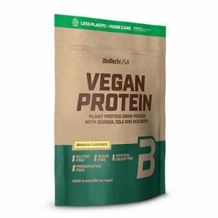 Pacote de 4 sacos de proteína vegan Biotech USA - Banane - 2kg