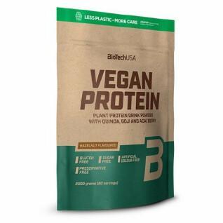 Pacote de 4 sacos de proteína vegan Biotech USA - Noisette - 2kg