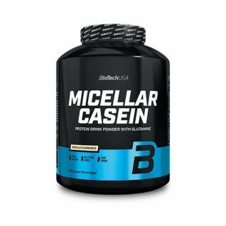 Frasco de proteína de caseína Micellar Biotech USA - Vanille - 2,27kg