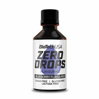 Pacote de 10 tubos de snacks Biotech USA zero drops - Myrtille - 50ml