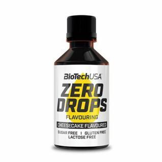 Tubos para snacks Biotech USA zero drops - Cheescake - 50ml (x10)