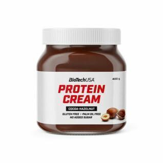 Embalagens de snacks proteicos cremosos Biotech USA - Cacao-noisette - 400g (x12)
