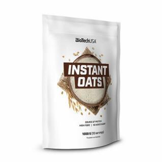 Sacos de snacks de aveia instantâneos Biotech USA - Noisette - 1kg