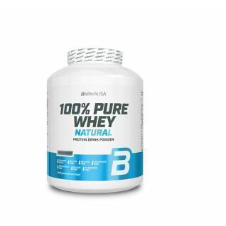 Frasco de proteína de soro de leite 100% pura Biotech USA - Neutre - 2,27kg