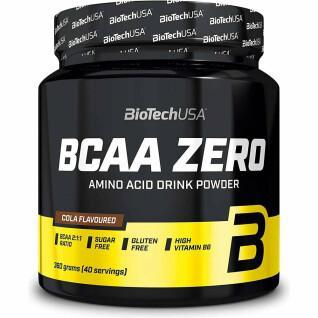 Frascos de aminoácidos Biotech USA bcaa zero - Cola - 360g (x10)