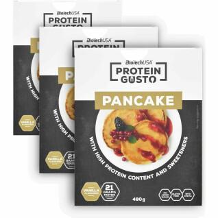 17 pacotes de salgadinhos de proteína Biotech USA-gusto pancake - Vanille