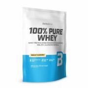 Embalagem de 10 sacos de proteína de soro de leite 100% puro Biotech USA - Biscuit - 454g