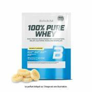 50 pacotes de proteína de soro de leite 100% pura Biotech USA - Banane - 28g