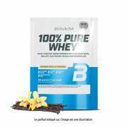 Embalagem de 10 sacos de proteína de soro de leite 100% puro Biotech USA - Black Biscuit - 28g