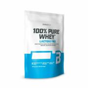 Pacote de 10 sacos de proteína Biotech USA 100% pure whey lactose free - Fraise - 454g