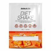 Pacote de 50 saquetas de proteína Biotech USA diet shake - Caramel salé - 30g