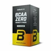 Pacote de 15 caixas de aminoácidos Biotech USA bcaa zero variety pack - Mix de saveurs - 9g