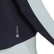 Bloco de cor da camisola de manga comprida para mulheres adidas Own the Run